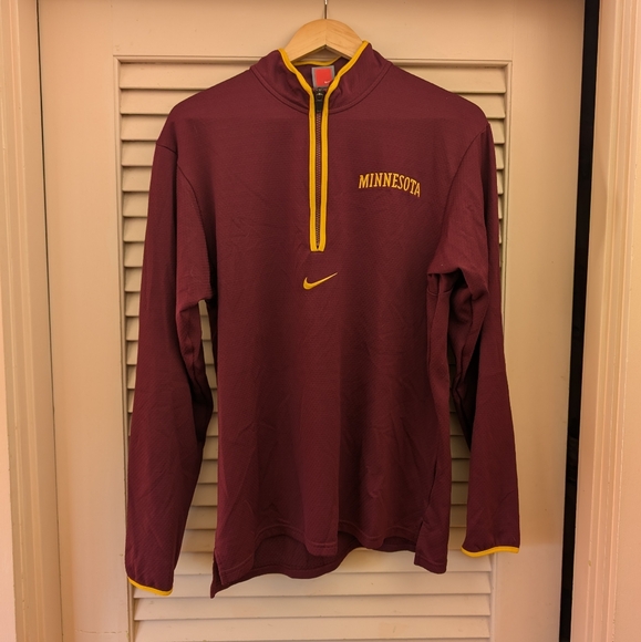 NIKE Team University of Minnesota Quarter Zip - Picture 1 of 2